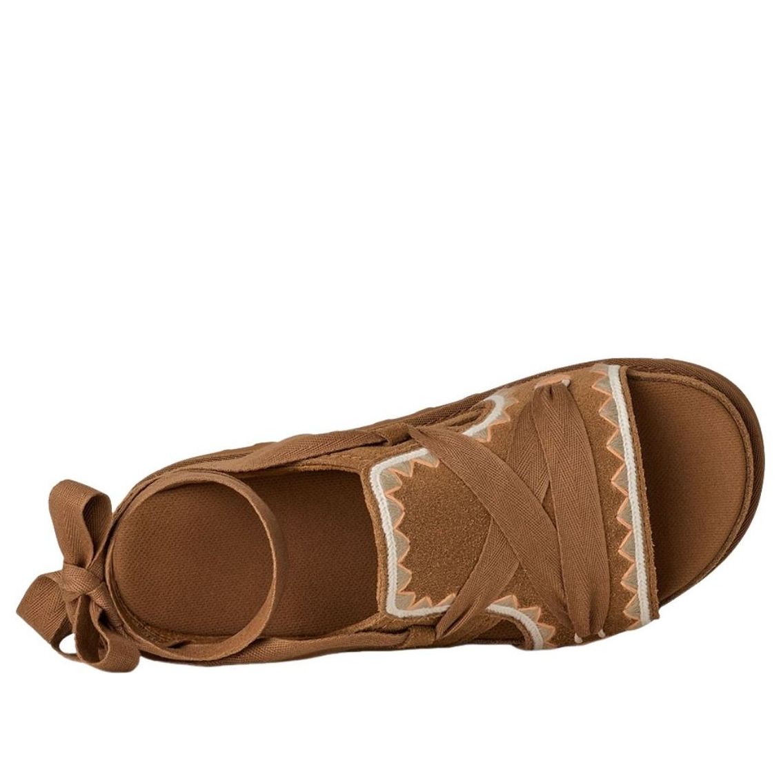 (WMNS) UGG Goldenstar Hi Artistitch Embroidered Strappy Sandals 'Chestnut Multicolor' 1175133-CHMU