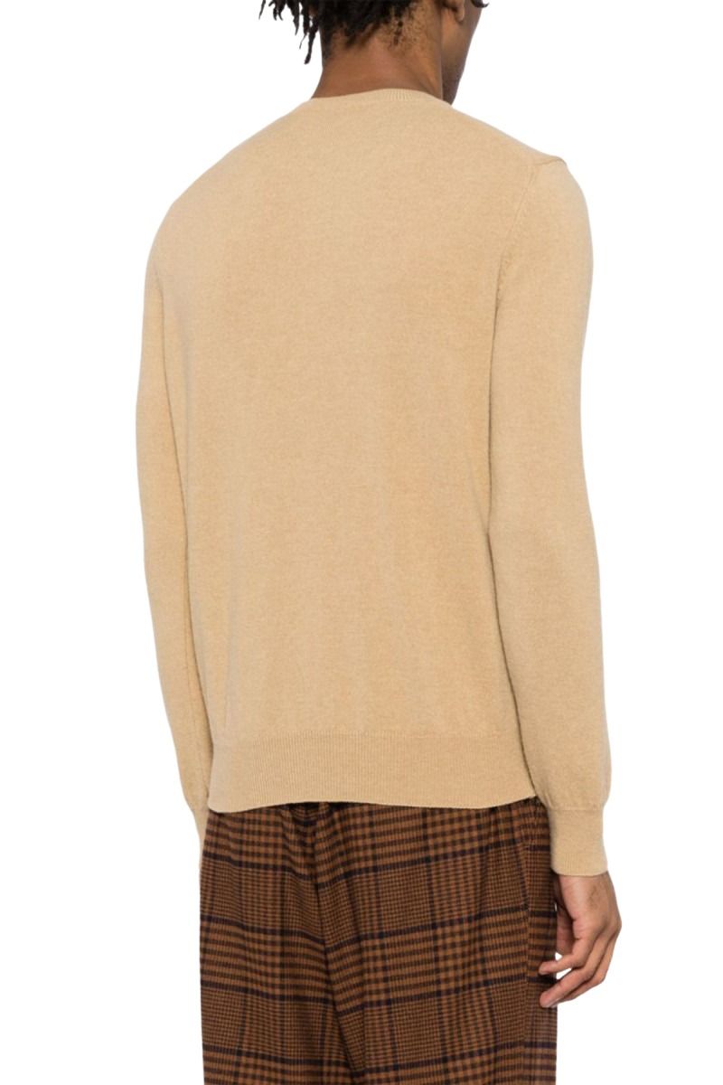 (WMNS) COMME des GARCONS PLAY FW25 Black Emblem Cardigan 'Beige' AX-N023-051-3