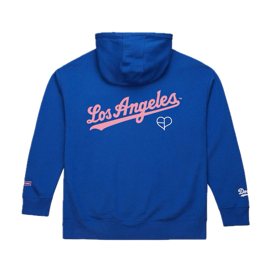 Mitchell & Ness x MLB Pullover Hoodie Los Angeles Dodgers BLACKPINK 'Royal' 203285458-RYL