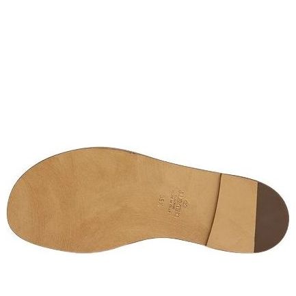 (WMNS) Valentino Calfskin Point Vlogo Signature Slide 'Ivory' S0M21HWS098