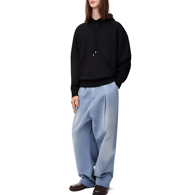 LOEWE Logo-Embroidered Drawstring Hoodie