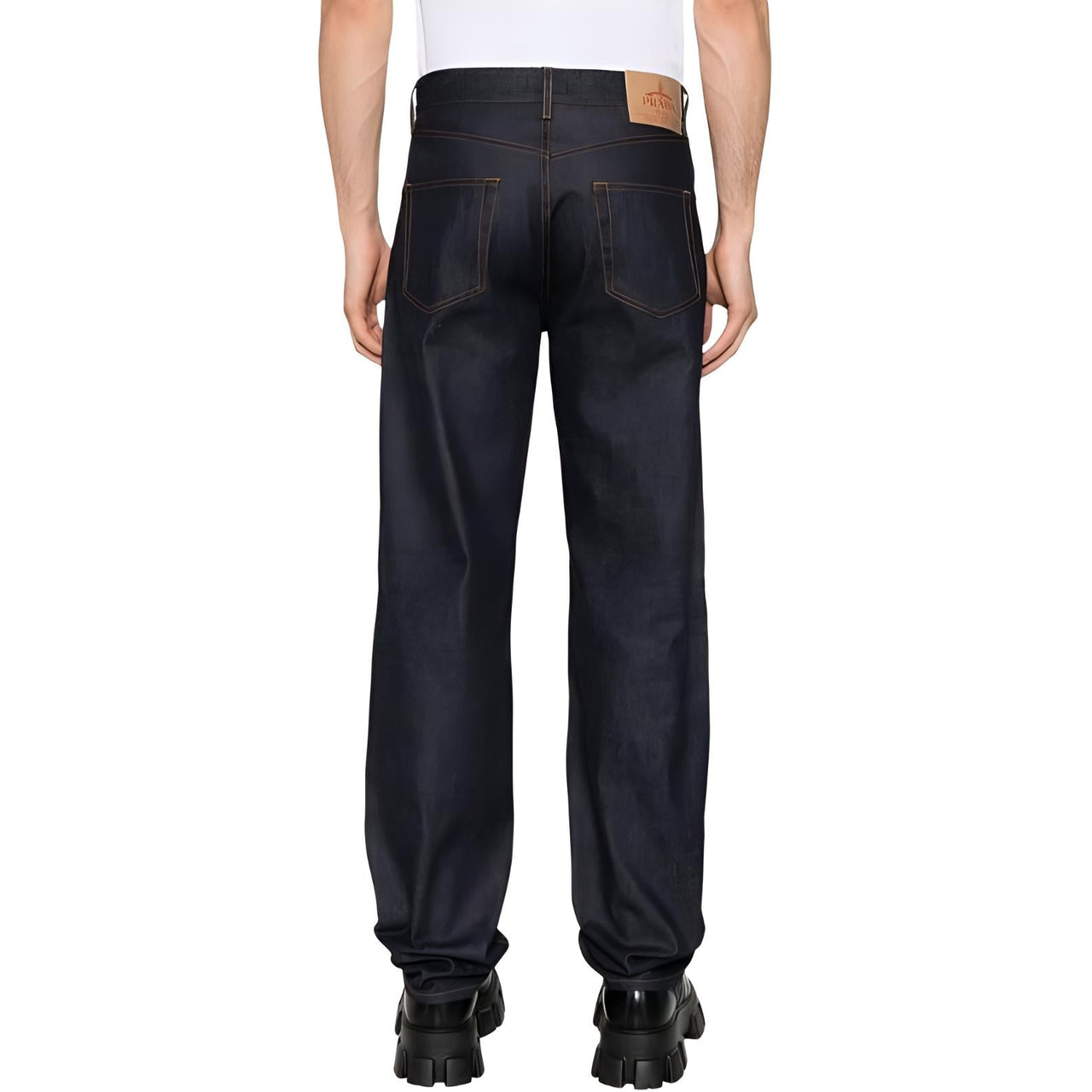 PRADA SS24 Jeans Men's Dark Blue