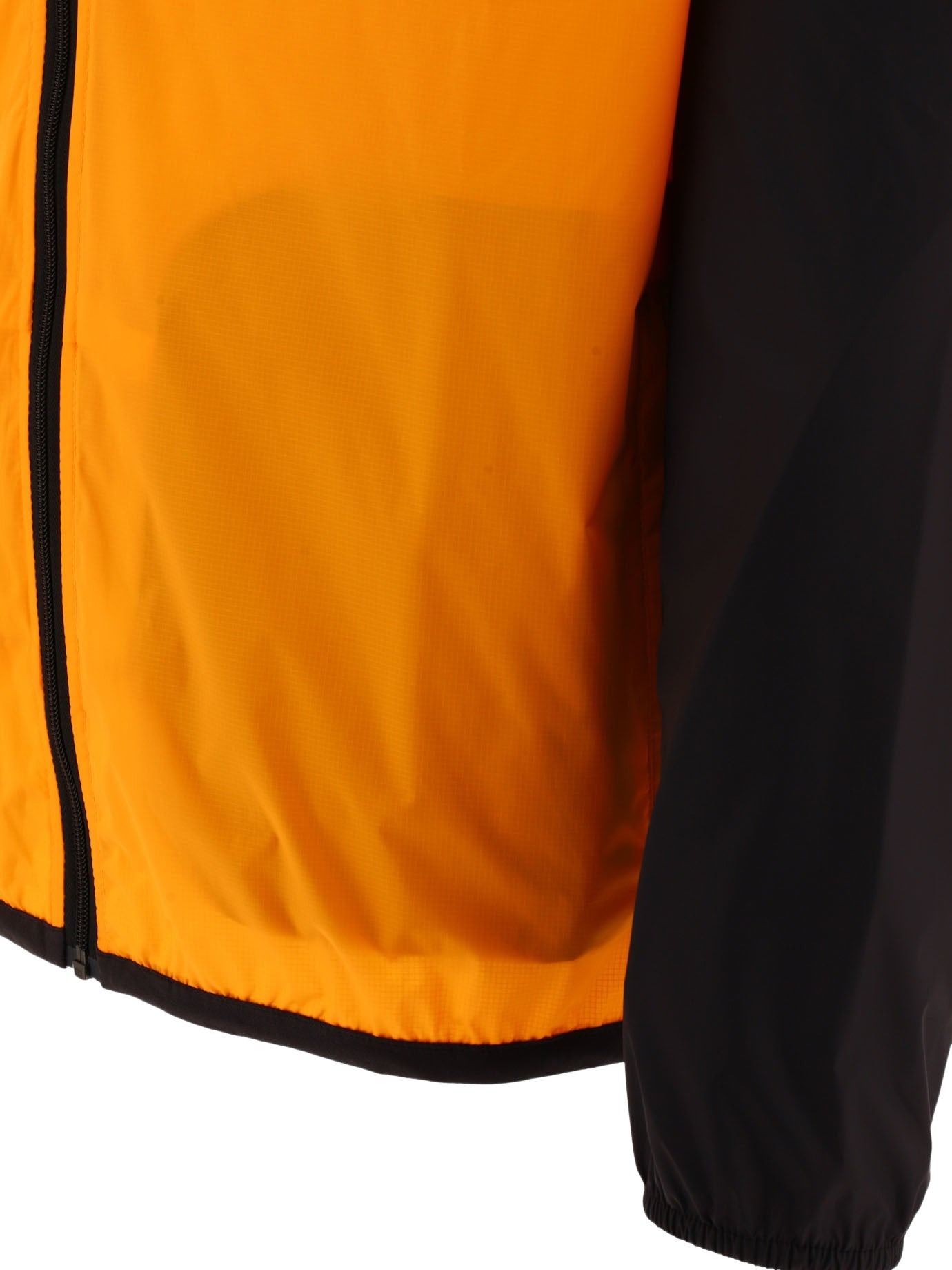 COMME des GARCONS PLAY FW25 K-Way Hoodie Full Zip 'Orange Black' AZ-J505-051-1