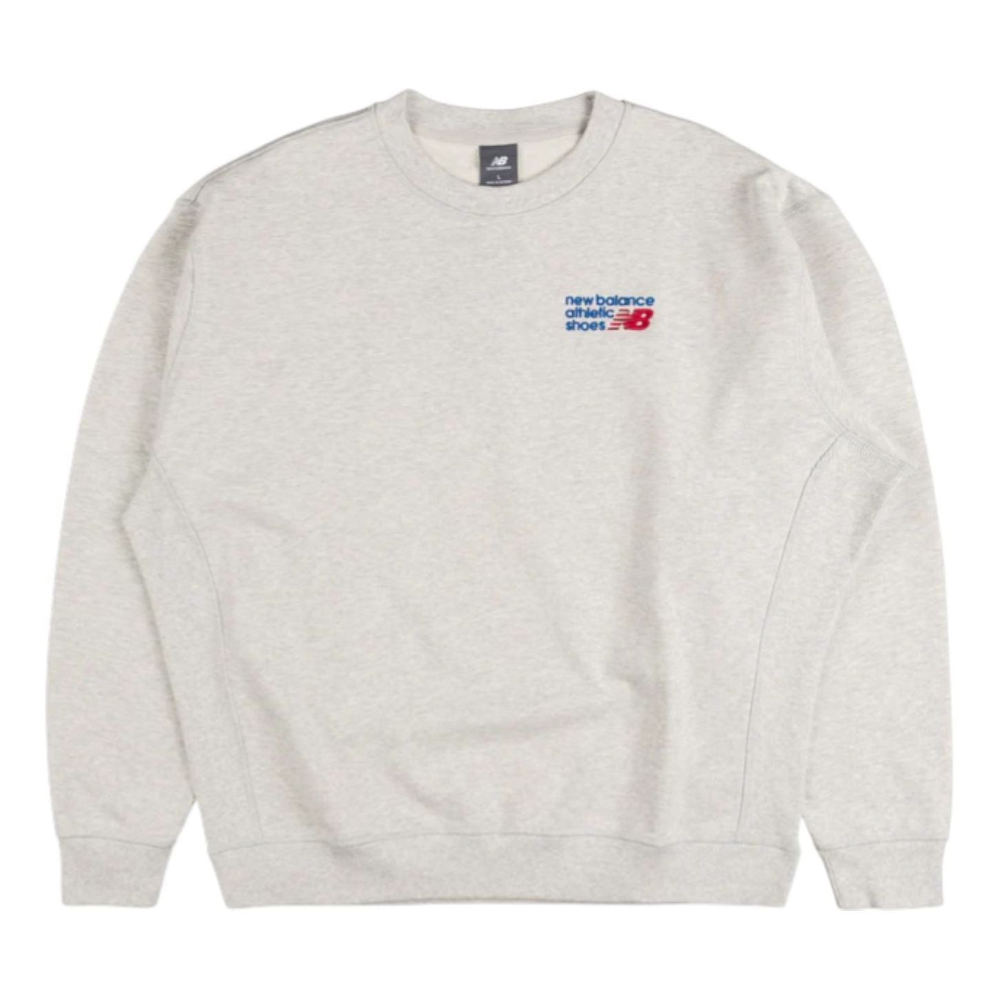 New Balance Athletics Premium Sweatshirt Asia Sizing 'Ash Heather' MT41547-AHH