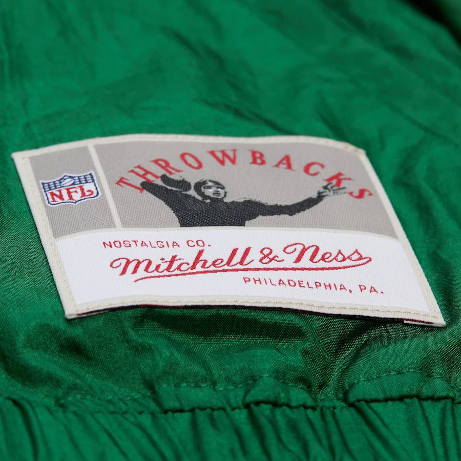 (WMNS)  Mitchell & Ness Philadelphia Eagles Nylon Full-Zip Jacket 'Kelly Green' 203184945
