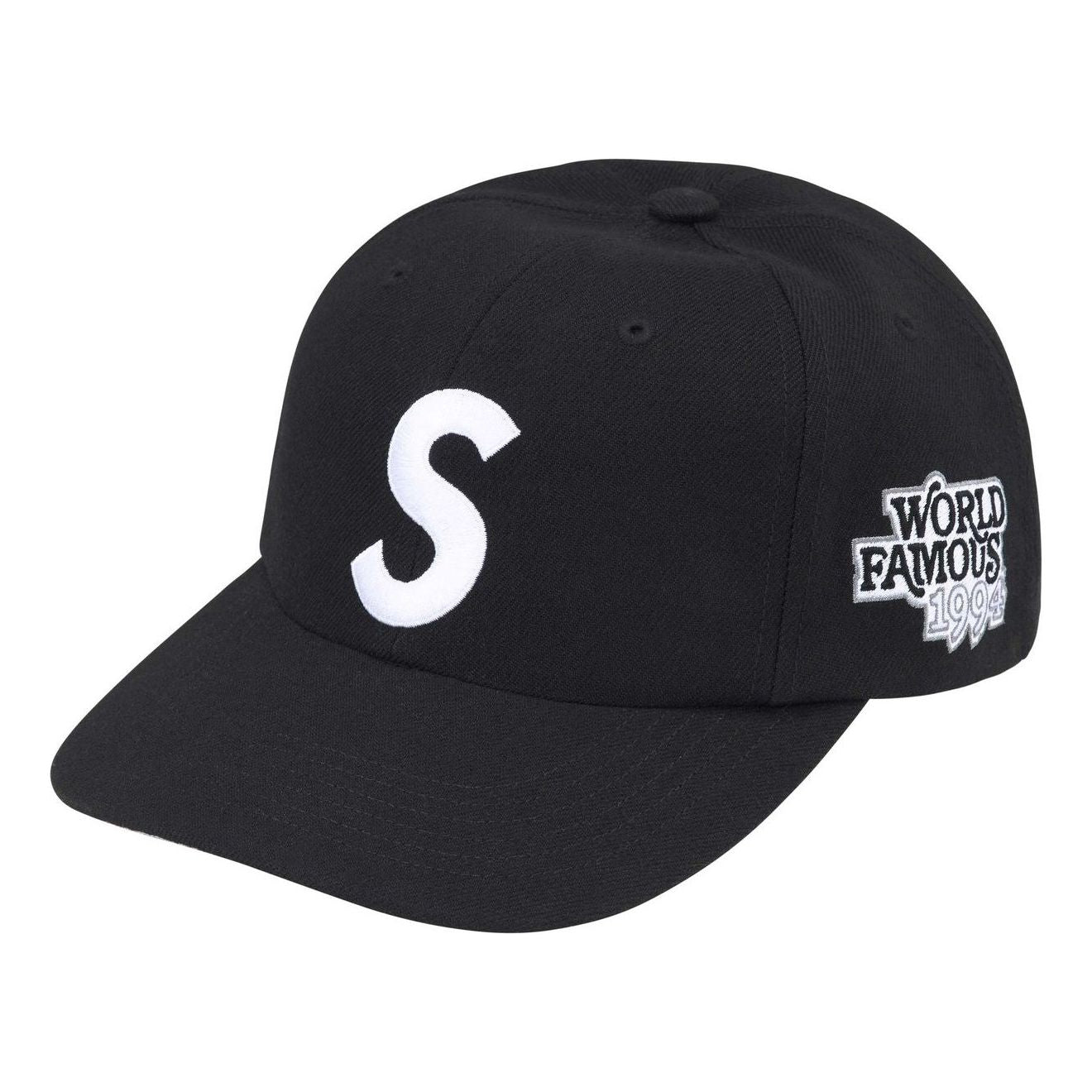 Supreme World Famous S Logo 6-Panel 'Black' SS25H23-BLACK