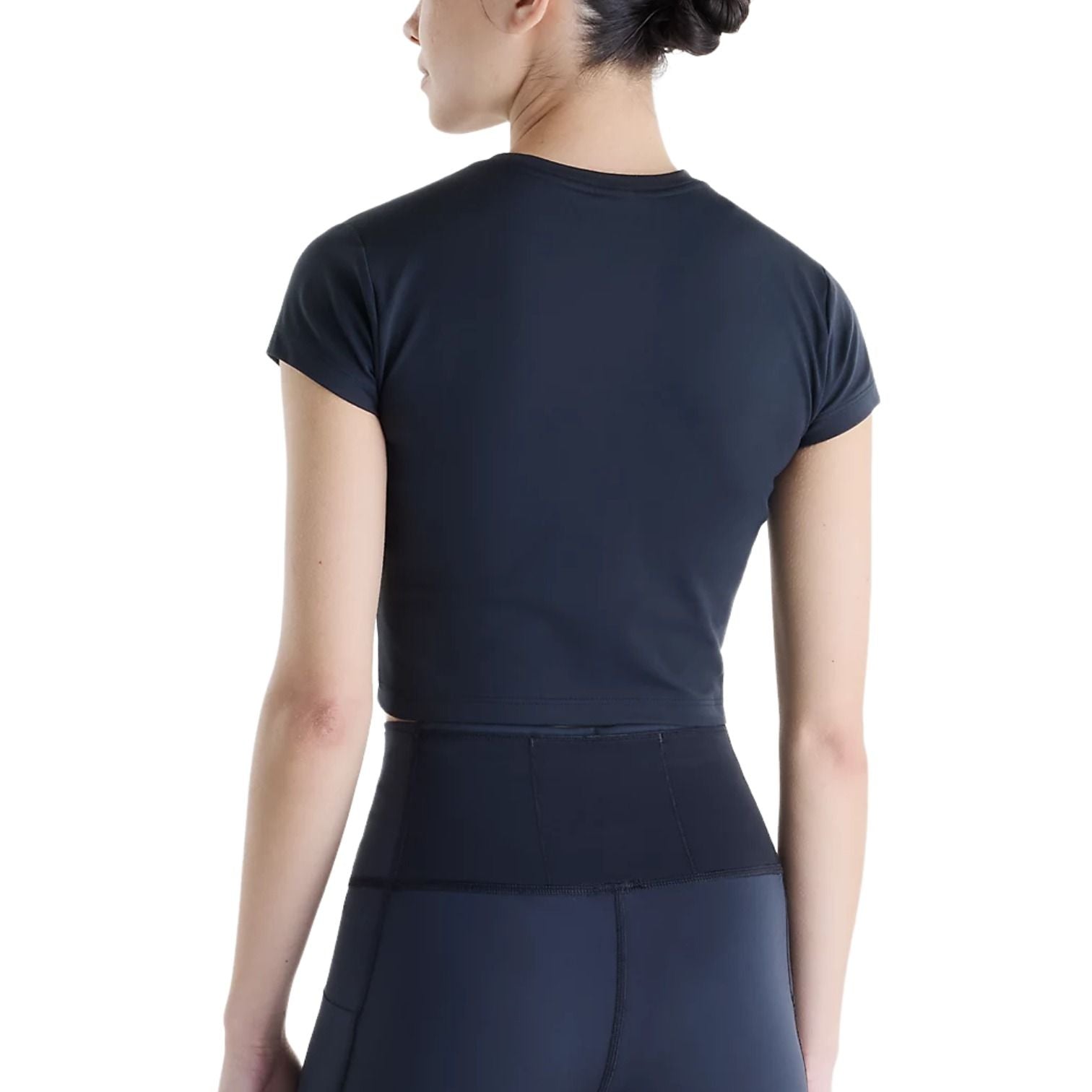 (WMNS) New Balance Harmony Fitted T-Shirt Asia Sizing 'Black' WT61O2GJBK
