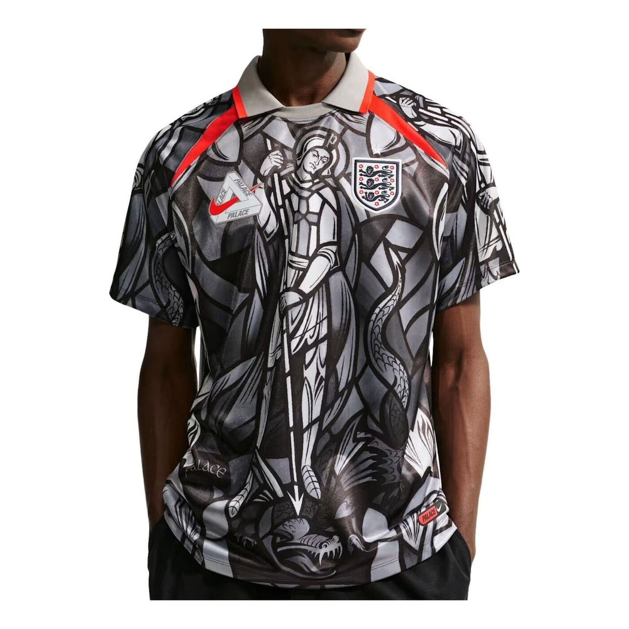 Nike x England x Palace Cryoshot Short Sleeved Jersey 'Grey' IM3198-052