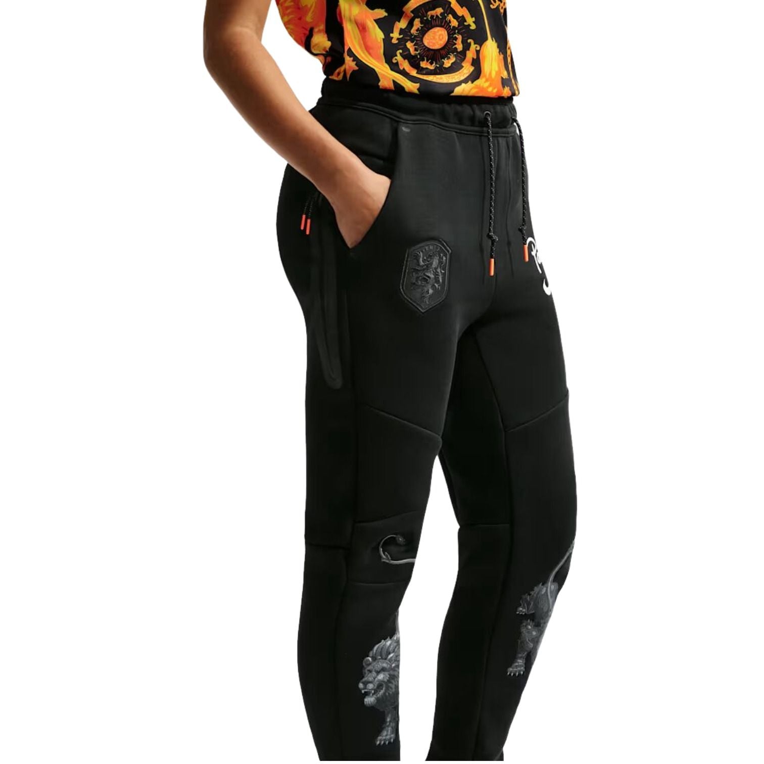 Nike x Netherlands x Patta Cryoshot Tech Fleece Joggers 'Black' IM3213-010