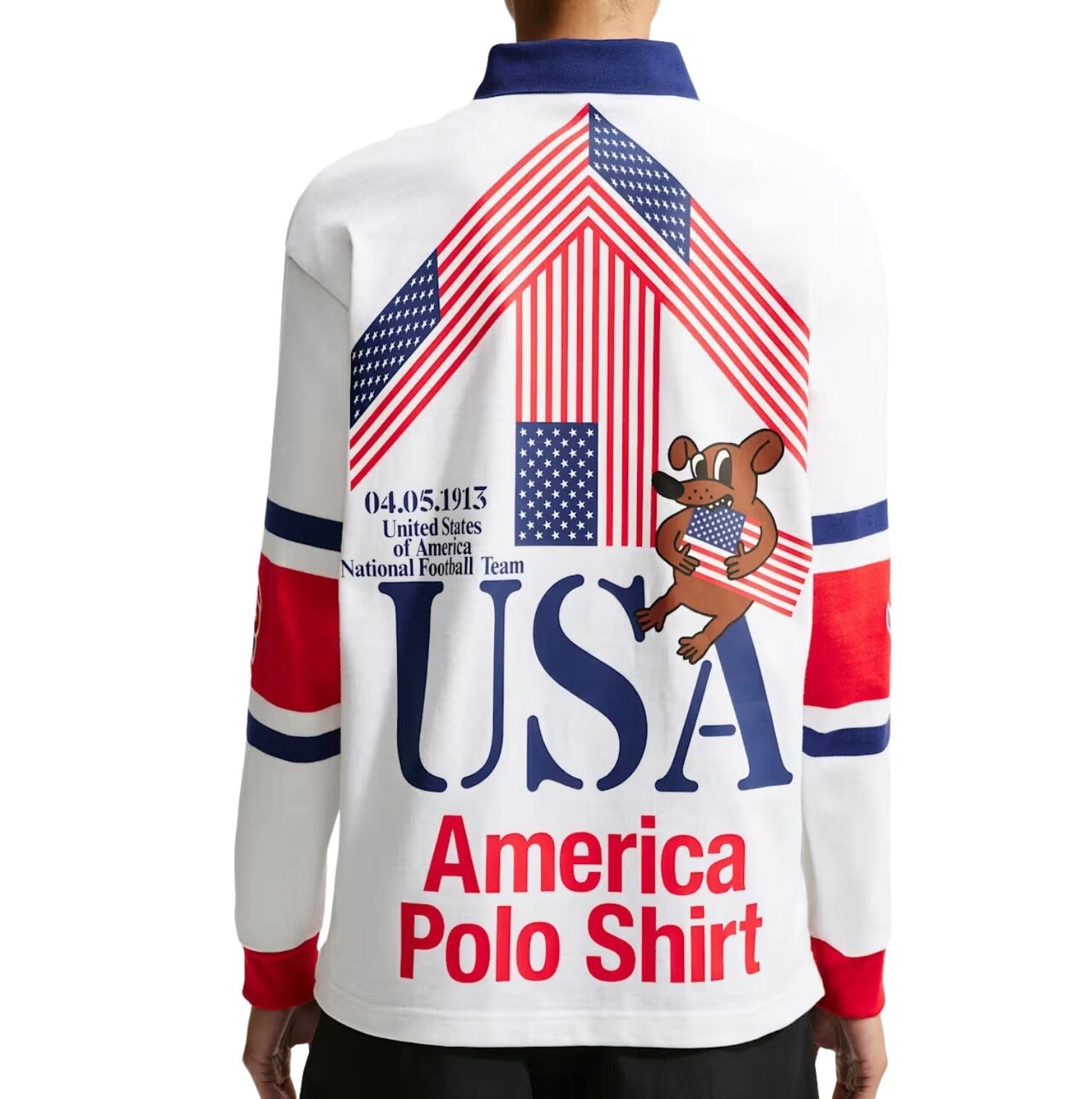 Nike x USA x V.A.A. Cryoshot Long-Sleeve Rugby Top 'White' IM3227-100