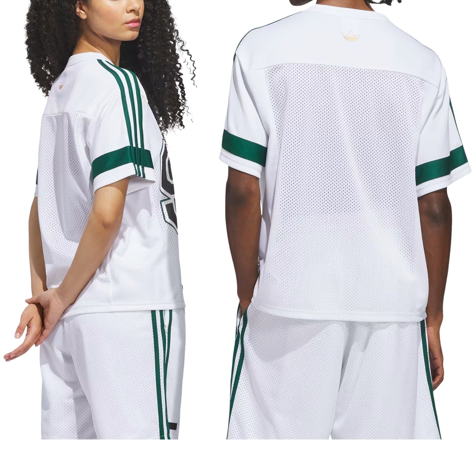 adidas Skateboarding x Tyshawn Jersey 'White Matte Gold Collegiate Green' KE7011