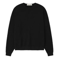 Fear of God Essentials Waffle Crewneck 90's Sweater 'Vintage Black' 192HO256161F