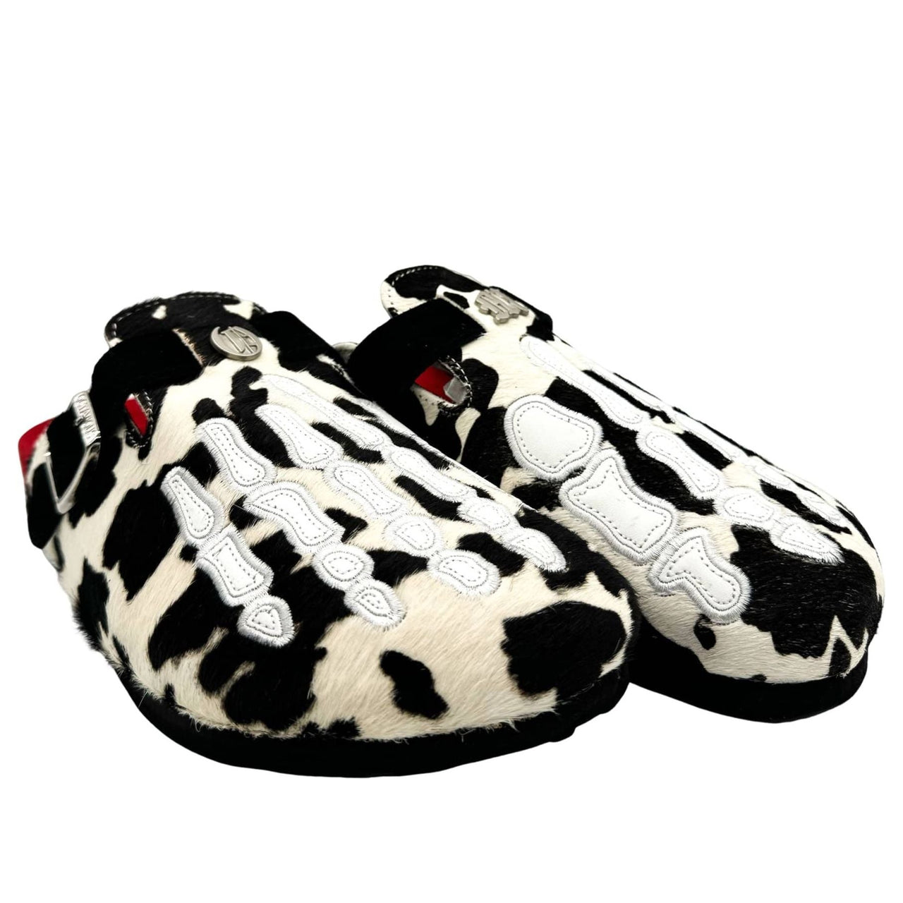 OMNEWYORK Octavious Marks Clog 'Black and White Cow' OMNY-BWC