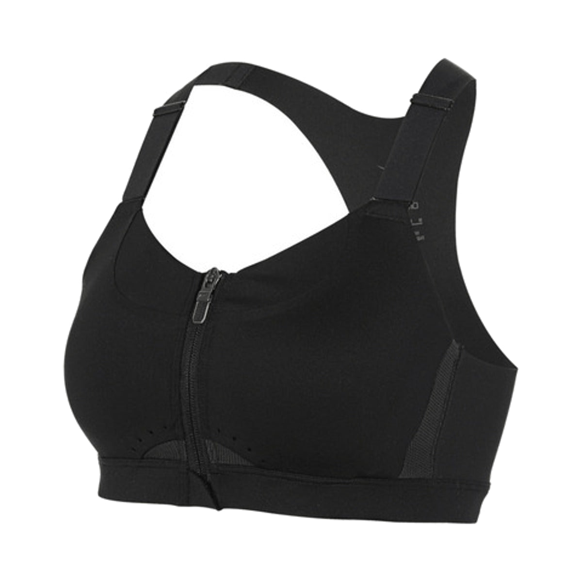 (WMNS) Nike Alpha High Support Padded Zip-Front Sports Bra 'Black' DD0437-010