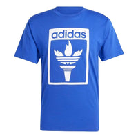 adidas Trefoil Torch T-Shirt Asia Sizing 'Blue' JJ1221