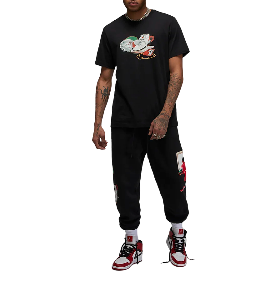 Air Jordan x Jacob Artist Series T-Shirt 'Black White' DV1440-010