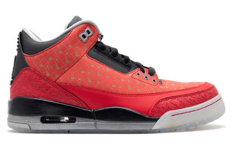 Air Jordan 3 Retro Doernbecher (2013) 'Red Goldsilver Black' 437536-600B