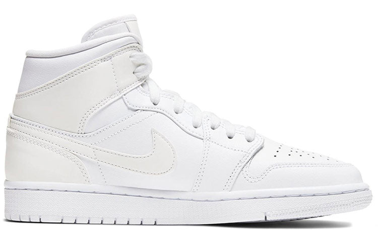 (WMNS) Air Jordan 1 Mid 'White Ivory' BQ6472-112