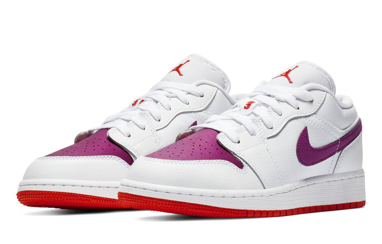 (GS) Air Jordan 1 Low 'White Berry' 554723-161