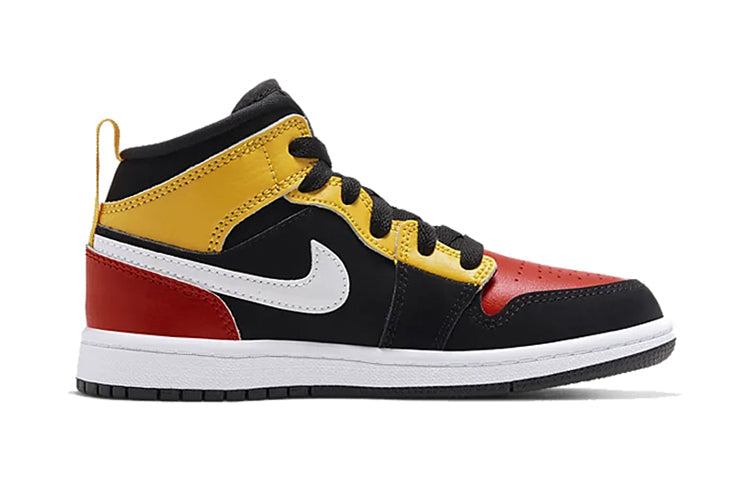 (PS) Air Jordan 1 Mid SE 'Amarillo Team Orange' BQ6932-087