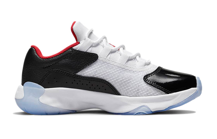 (GS) Air Jordan 11 CMFT Low 'White Black University Red' CZ0907-160