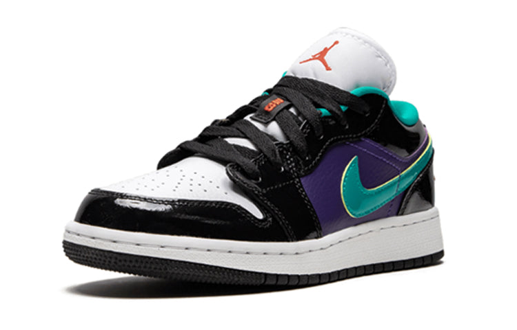 (GS) Air Jordan 1 Low 'Black Turbo Green' 553560-035