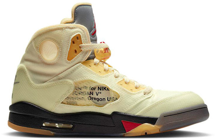 Air Jordan 5 x Off-White SP 'Sail' DH8565-100