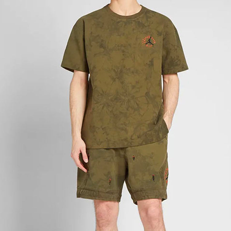 Air Jordan 6 x Cactus Jack by Travis Scott Short-Sleeve T-Shirt 'Medium Olive' CN3433-222