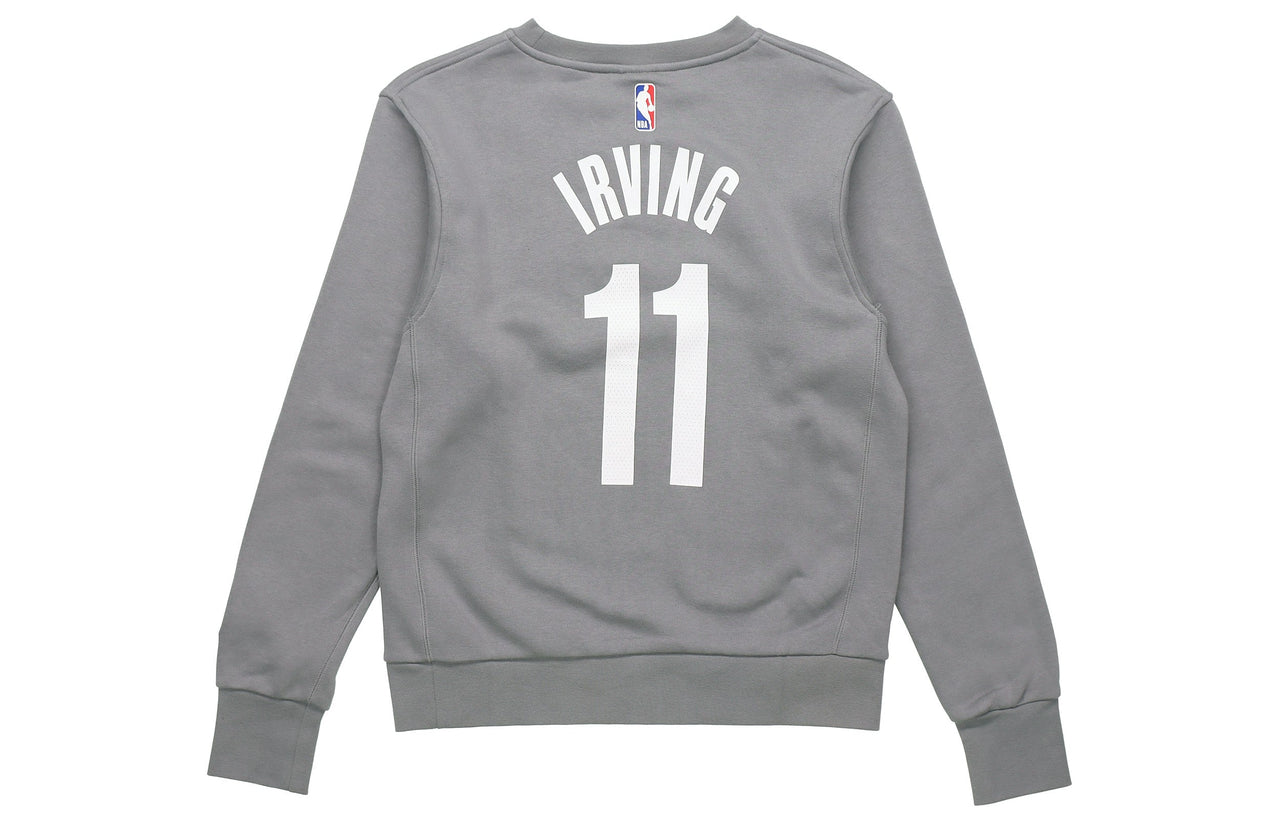 Air Jordan Brooklyn Nets Round Neck Pullover Gray CN1035-002