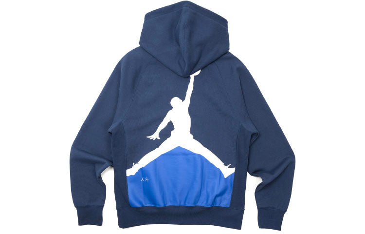 Air Jordan x Fragment Pullover Hoodie 'Navy/Sport Royal/White' DA2983-414