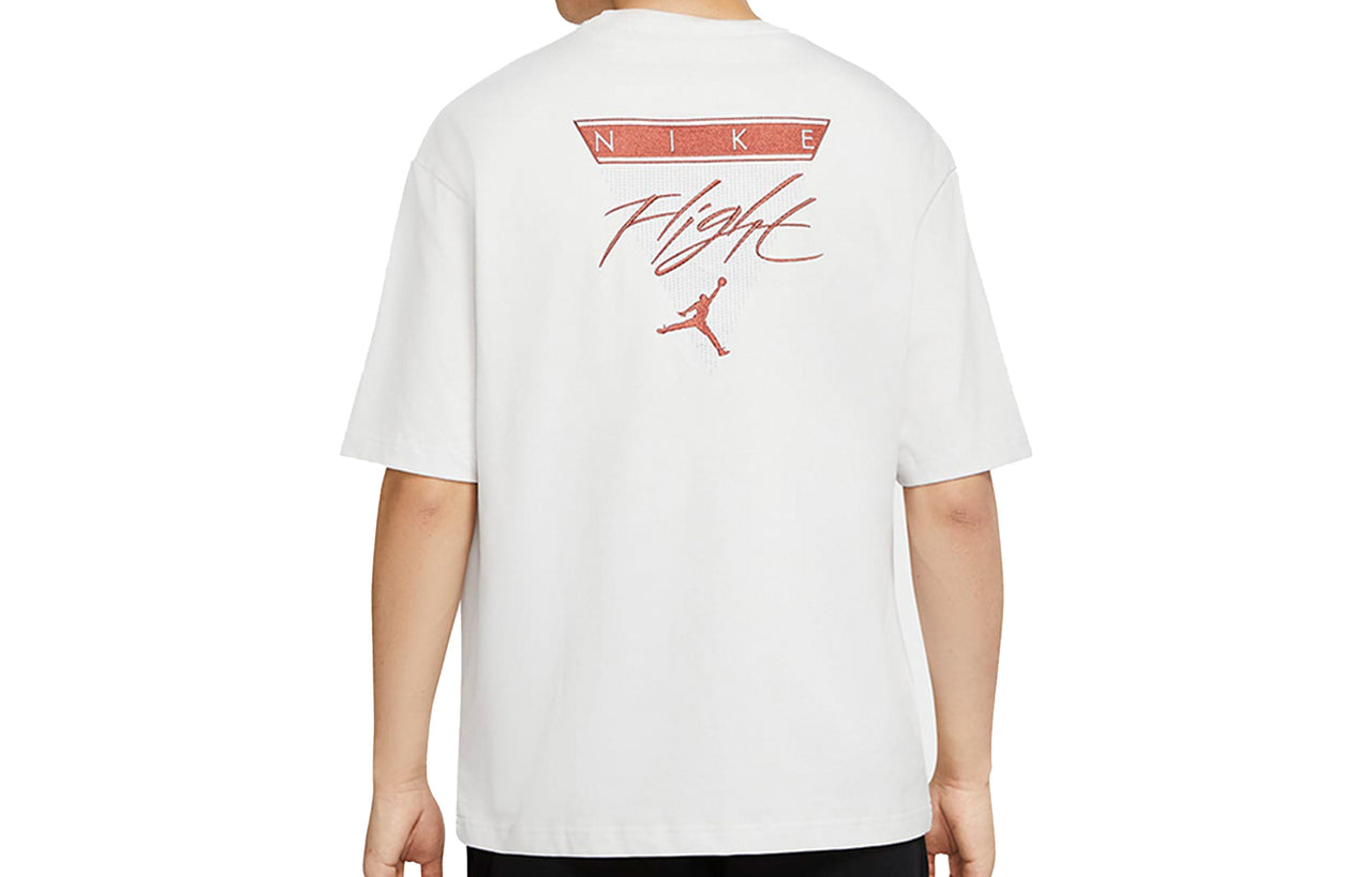 Air Jordan Flight Casual Sports Short Sleeve White CZ1214-094