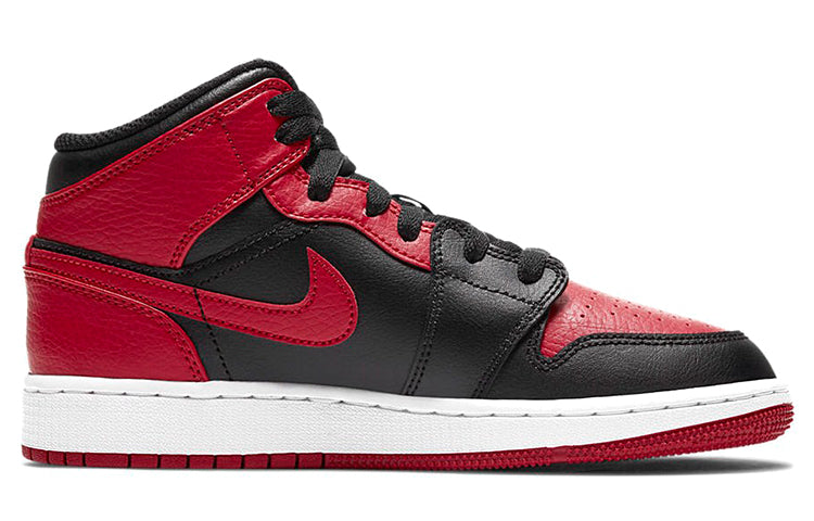 (GS) Air Jordan 1 Mid 'Banned' 554725-074