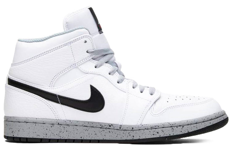 Air Jordan 1 Mid 'White Cement' 554724-115