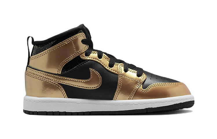 (PS) Air Jordan 1 Mid SE 'Metallic Gold Black' DR6968-071