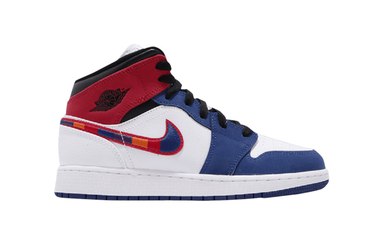 (PS) Air Jordan 1 Mid SE 'Multicolored Swoosh' BQ6932-146