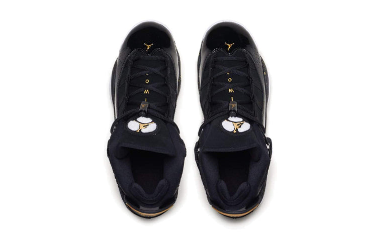 (GS) Air Jordan 6 Rings 'Black Metallic Gold' 323419-007