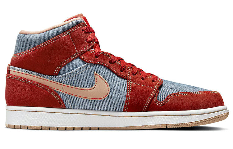 Air Jordan 1 Mid 'Denim Red' DM4352-600