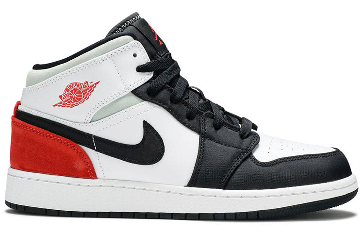 (GS) Air Jordan 1 Mid 'Red Mint' BQ6931-100