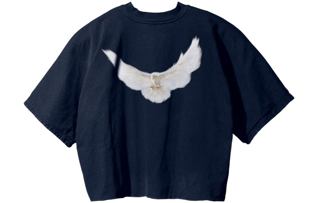 YEEZY Gap x Balenciaga Dove No Seam T-shirt 'Blue' YEEZY-SS22-015