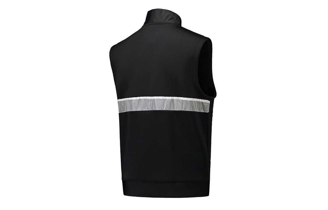 Air Jordan Colorblock Half Zipper Basketball Sports Vest Black CU1346-010