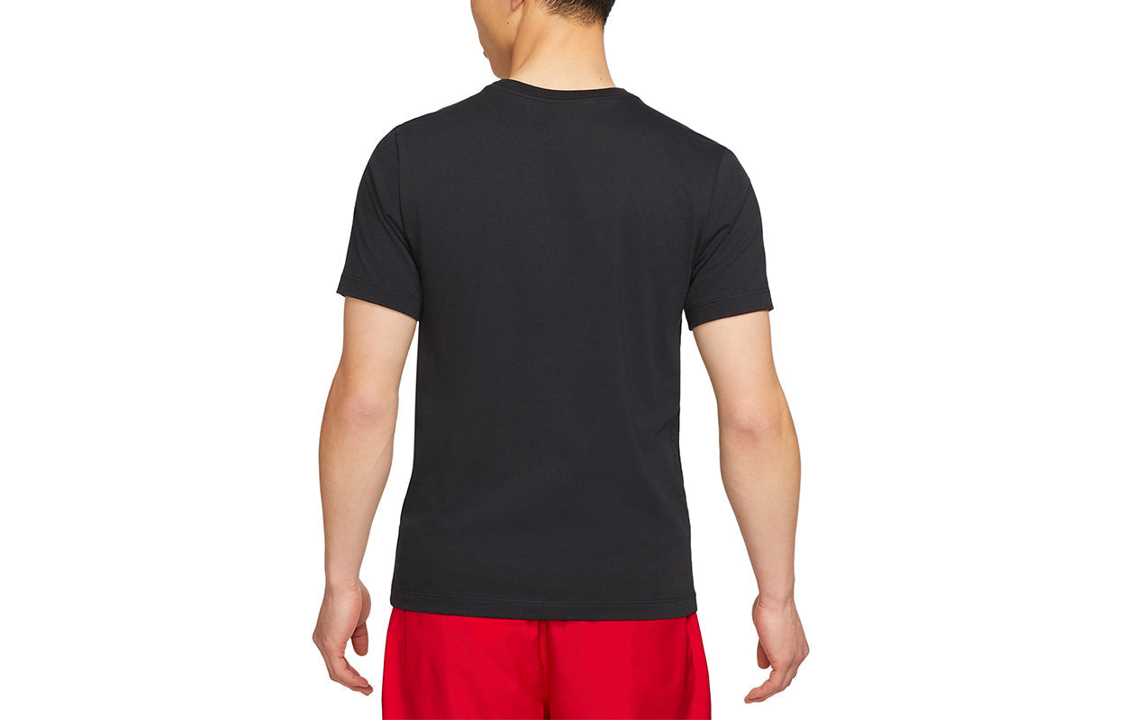 Air Jordan Casual Sports Basketball Breathable Training Short Sleeve Black CZ8395-010