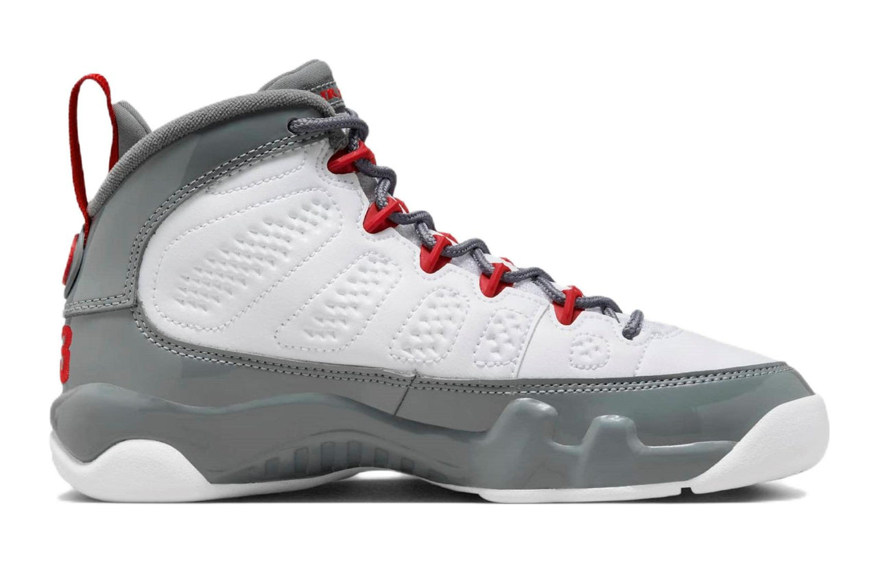 (GS) Air Jordan 9 Retro GS 'Fire Red' 302359-162