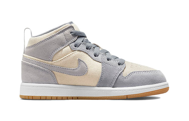 (PS) Air Jordan 1 Mid SE 'Coconut Milk Particle Grey' DN4345-100