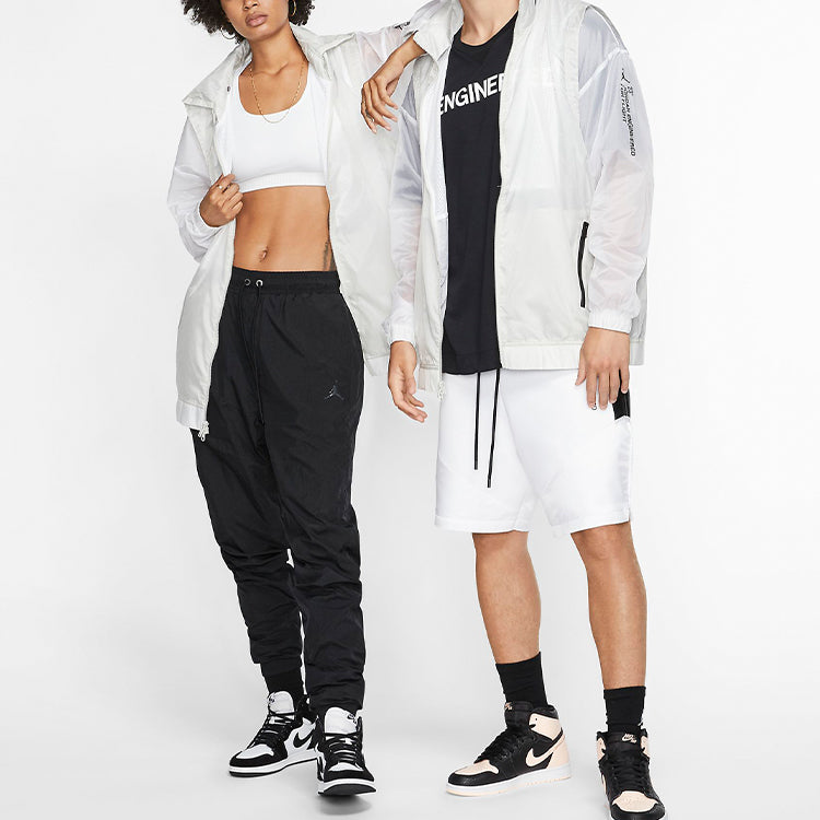 Air Jordan Unisex Engineer Hooded Jacket White AT9776-100