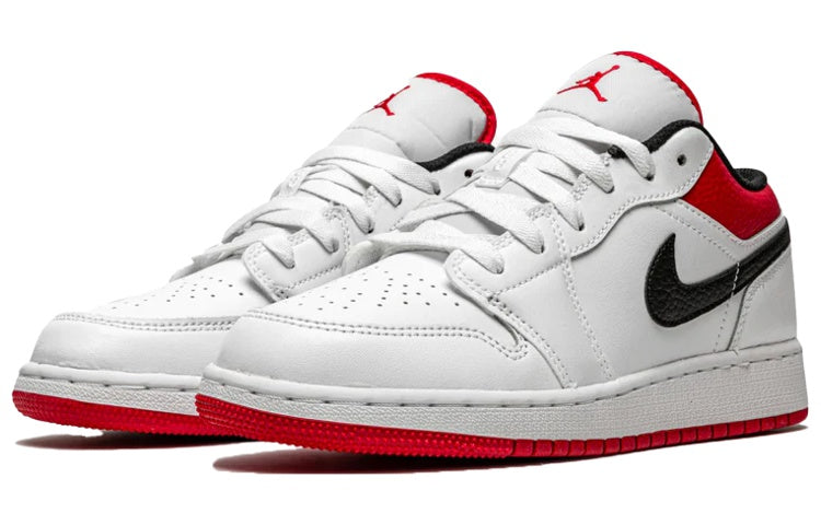 Air Jordan 1 Low 'White University Red' 553558-118