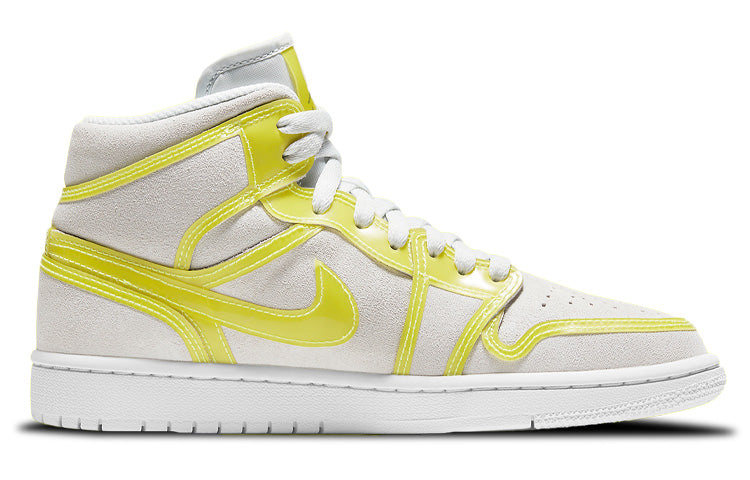 (WMNS) Air Jordan 1 Mid LX 'Off White Opti Yellow' DA5552-107