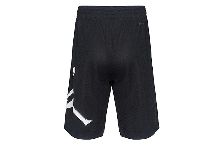 Air Jordan Burst Crack Colorblock Basketball Shorts Black 861474-010