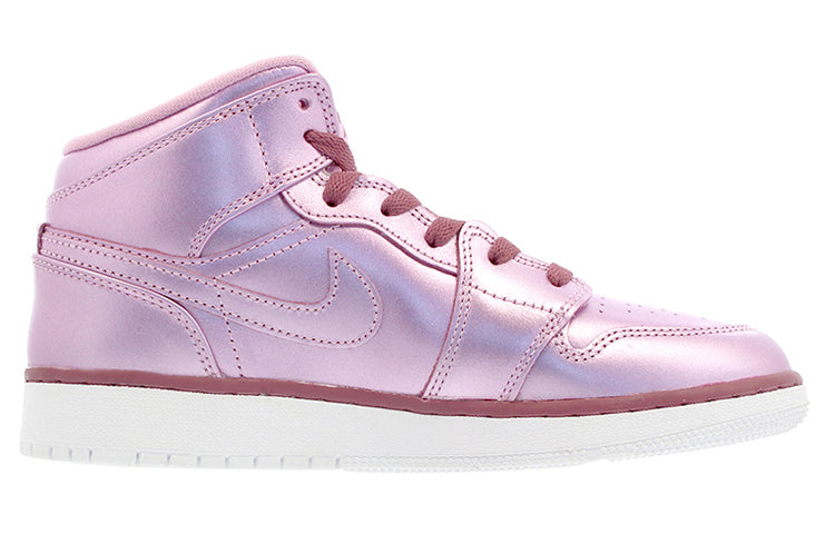 (GS) Air Jordan 1 Mid SE 'Pink Rose' AV5174-640