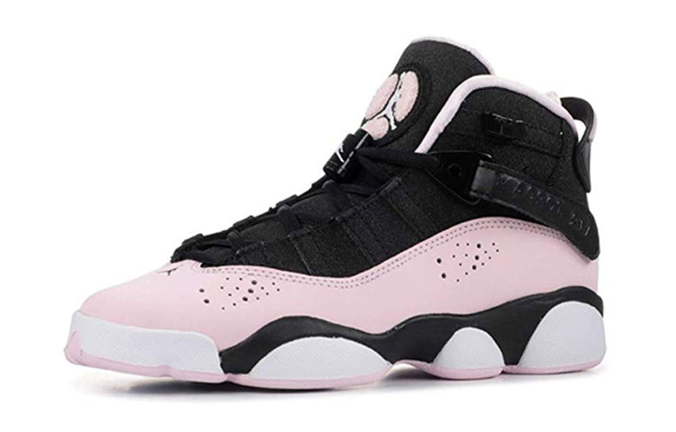 (GS) Air Jordan 6 Rings 'Black Pink Foam' 323399-006