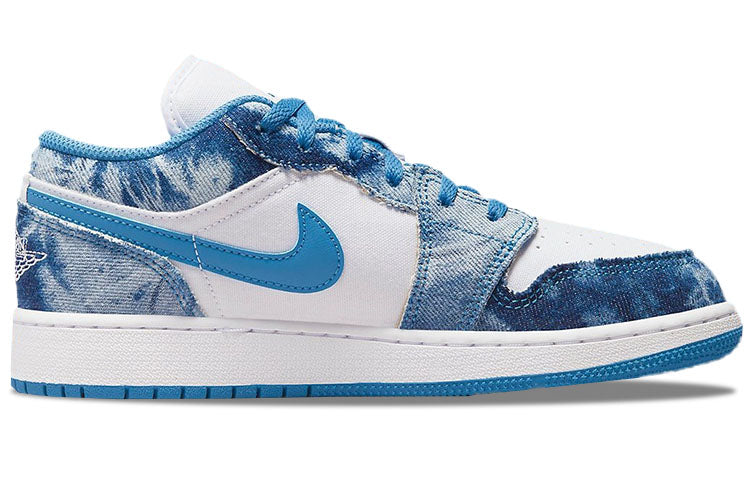 (GS) Air Jordan 1 Low 'Washed Denim' DM8947-100